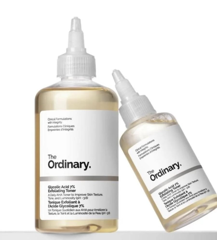 The Ordinary skin toner 240 ml exfoliant for the skin with glycolic acid 7