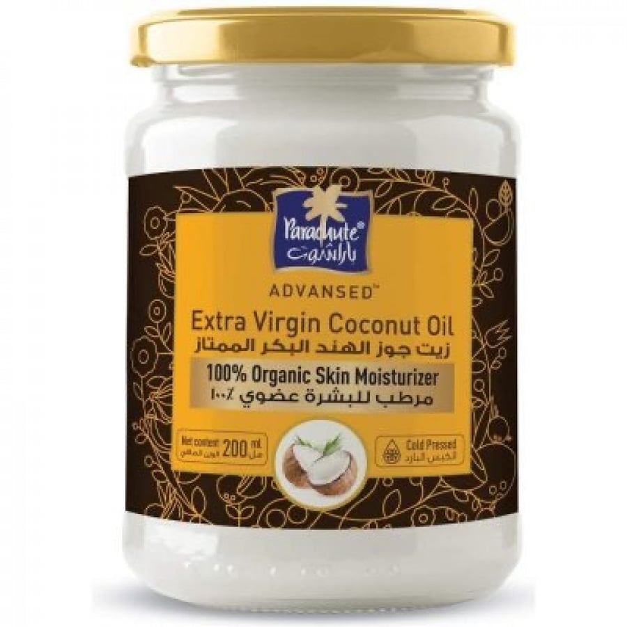 Premium Virgin Coconut Oil parachute moisturizer for skin organic 200ml