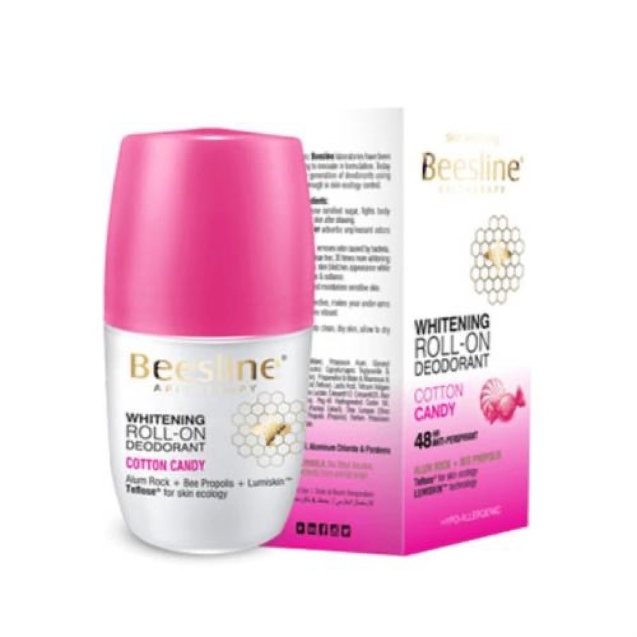 Bazelene natural deodorant for skin lightening, cotton softness, lasts 48 hours, suitable for sensitive skin, 50ml