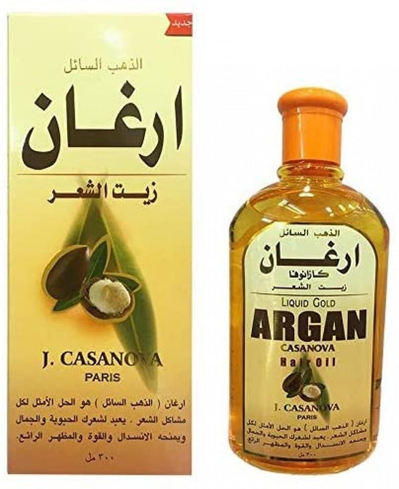 زيت ارغان كازانوفا للشعر 300مل