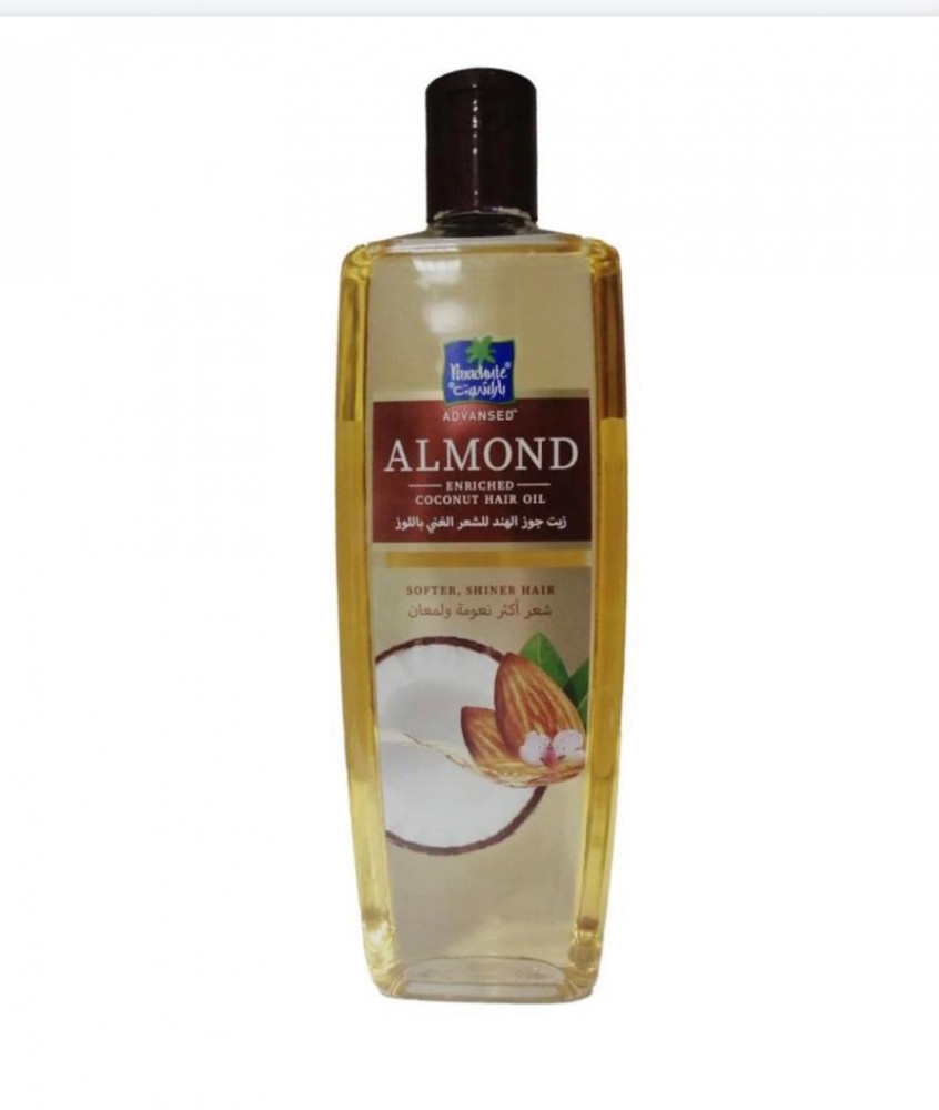 Coconut oil parachute for hair rich in almonds 300ml