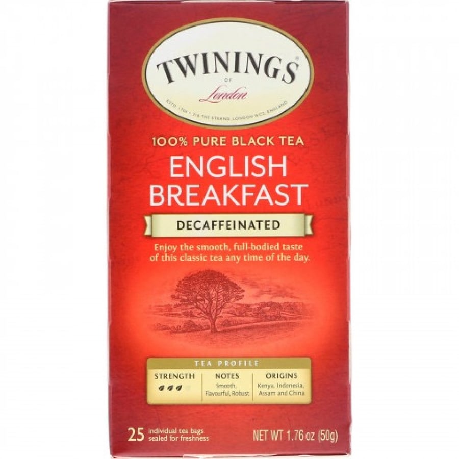 Twinings decaffeinated tea 25 pieces, 50 grams