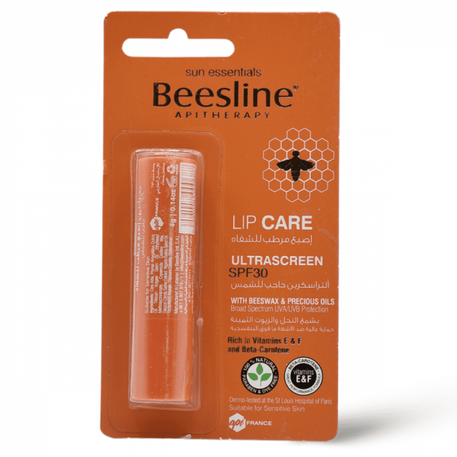 Bazelene Lip Moisturizing Stick Ultra Sensitive Sunblock with Beeswax Extract and Precious Oils 4g