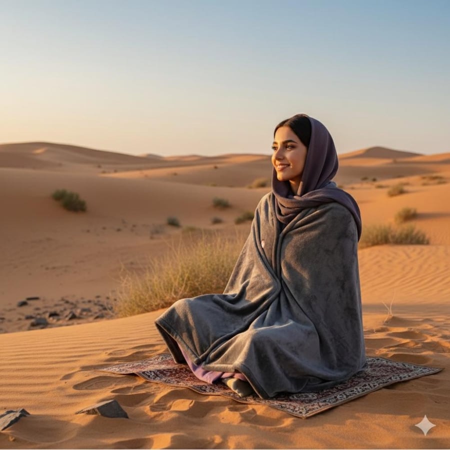 Heating shawl (cold and warmth)