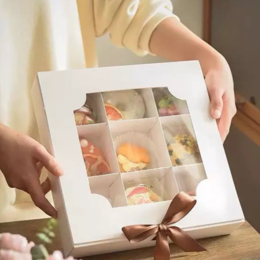 Large divided boxes