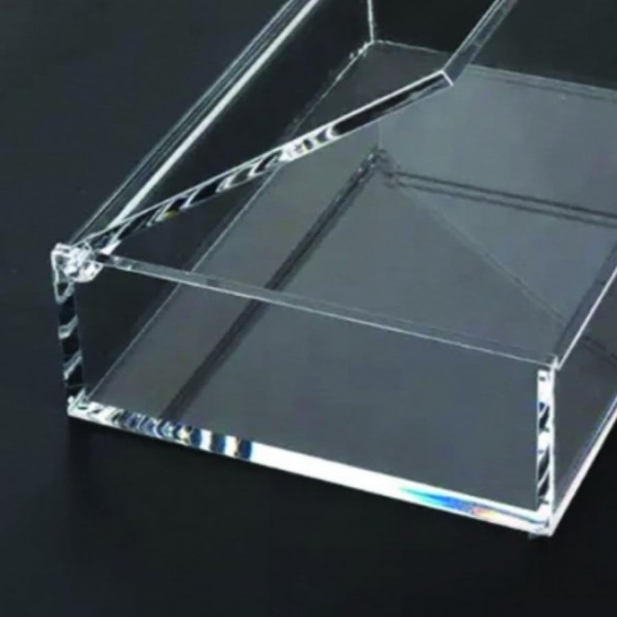 Rectangular acrylic boxes