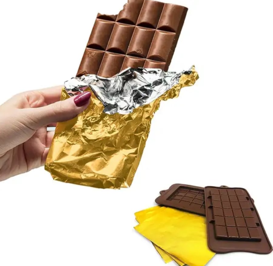 رول ورق شوكلاته نحاسي وجهين