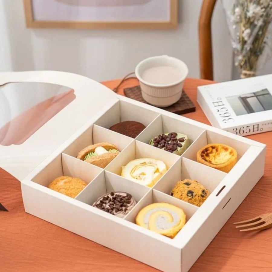 Large divided boxes
