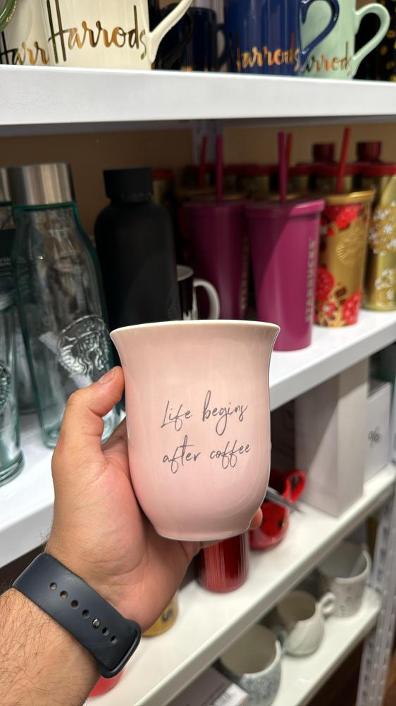 Ceramic mug from EL & N - pink
