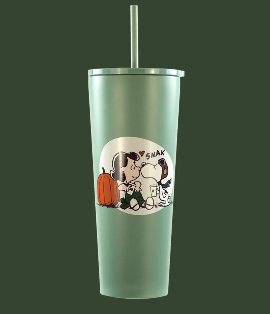 Peanuts x Starbucks 2026 Snoopy - مق بارد اخضر 710 مل