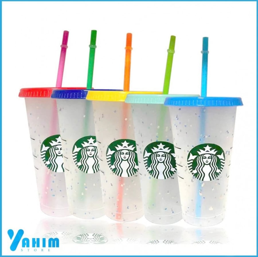 Set of 5 Starbucks magic cups