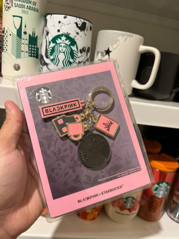 Pharmacy Keys Black Pink collaboration with Starbucks