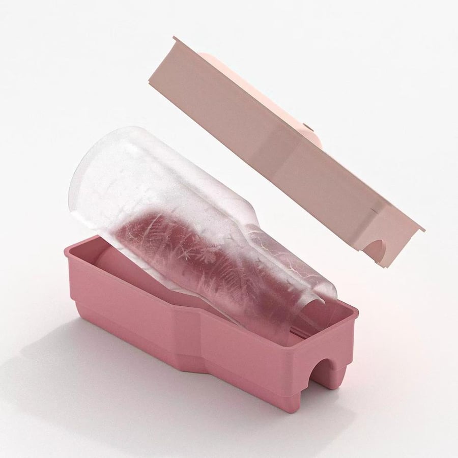 Stanley ice cube trays half - pink