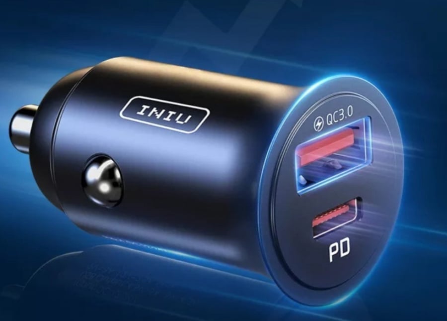 شاحن جوال  USB و PD سياره 12فولت