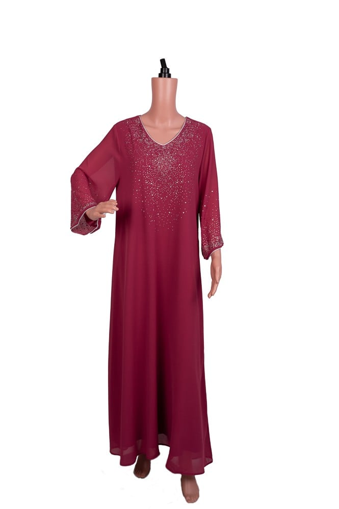 جلابية كريستال دلعة منثور لنا ازيم
