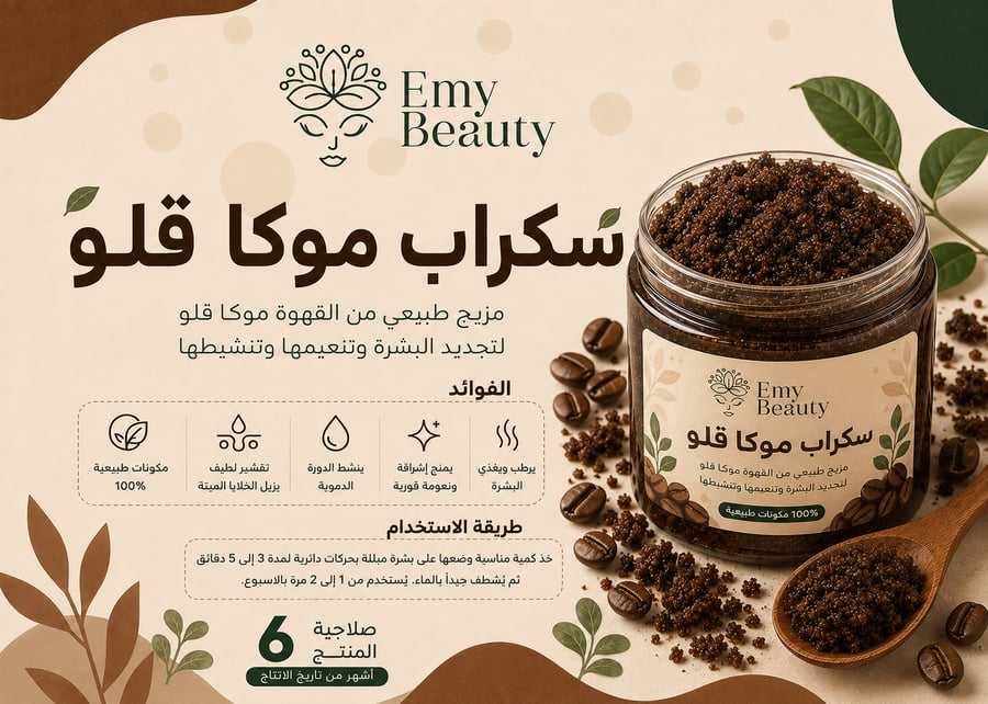 سكراب  موكا قلو  250 قرام