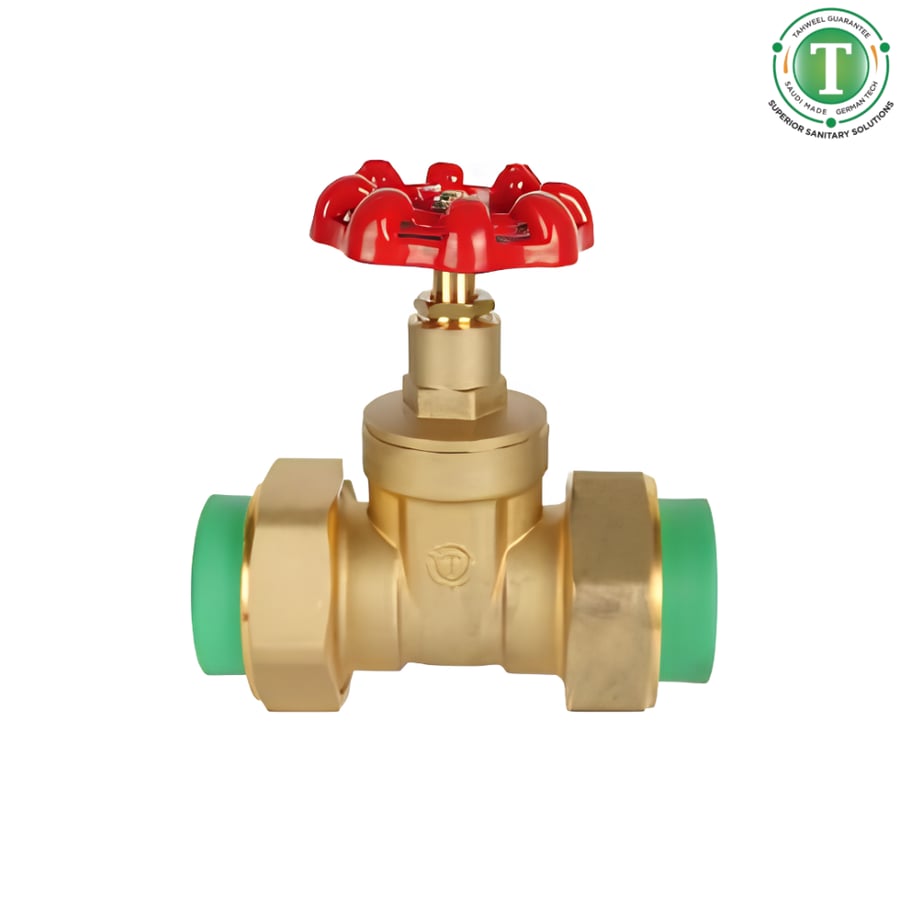 محبس Gate Valve شد وصل 32 ملم 1 بوصة حراري تحويل