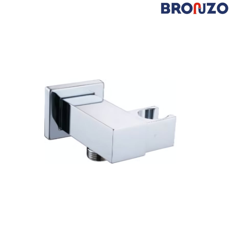 كوع دش مع حامل مخفي كروم BRONZO