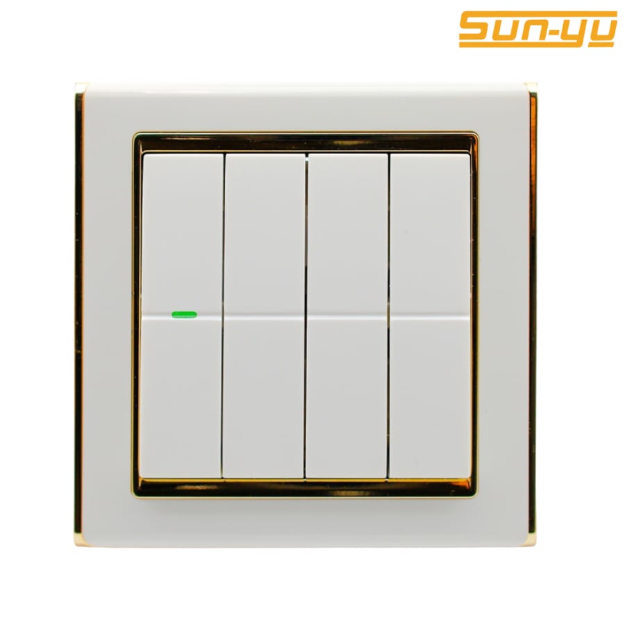 مفتاح دركسون رباعي أبيض ذهبي SUNYU8