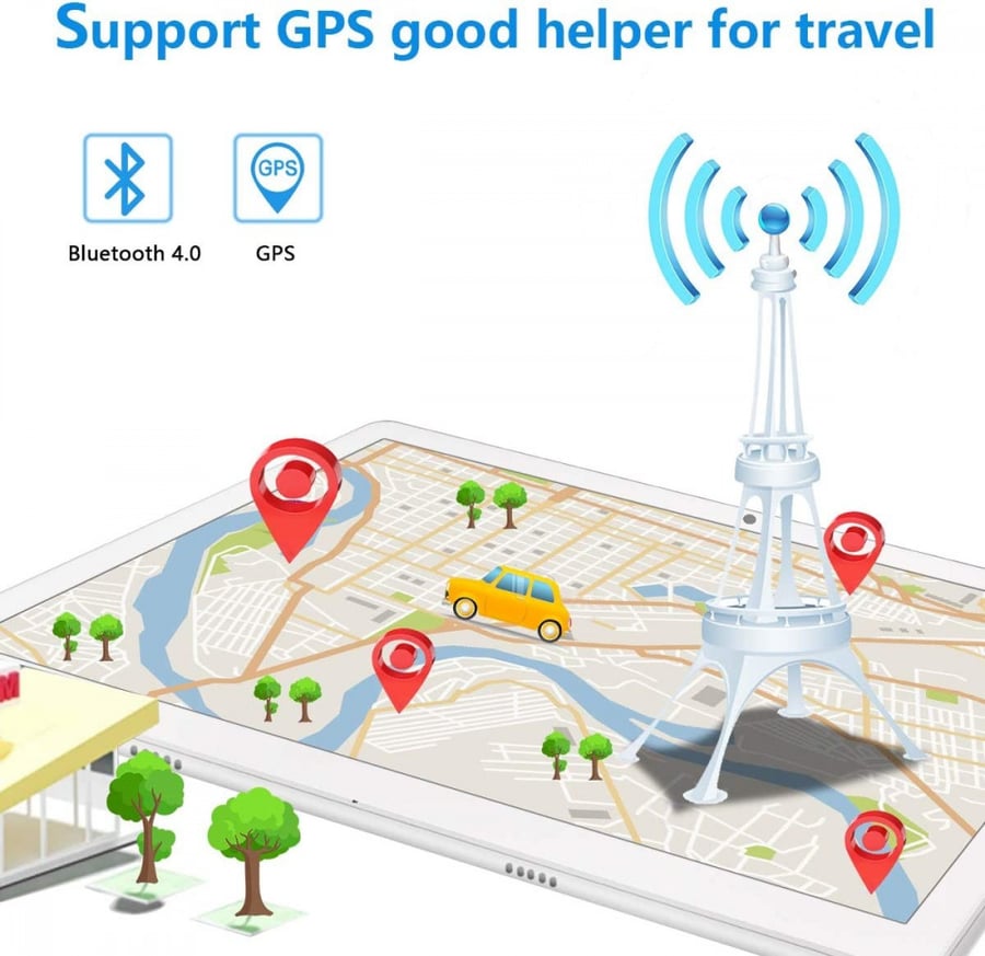 تابلت 10.1 انش ثنائي الشريحة 3G للمكالمات الهاتفية