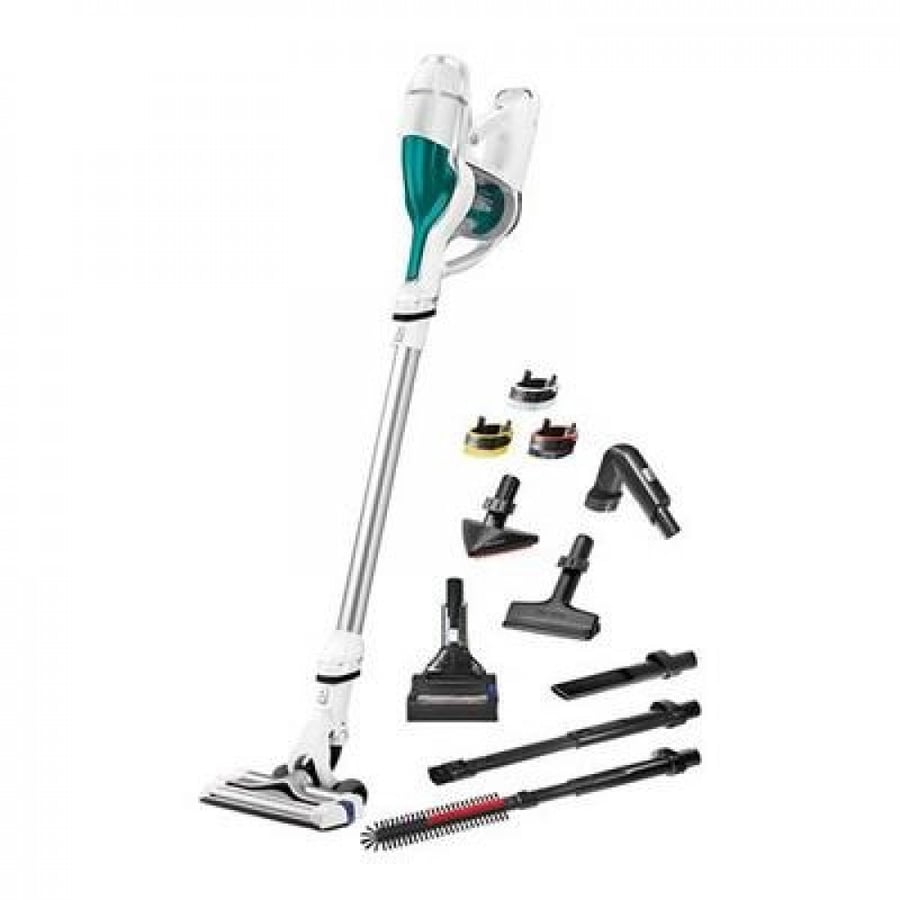 Tefal, cordless upright vacuum cleaner, dust capacity 0.65 liter, white/green