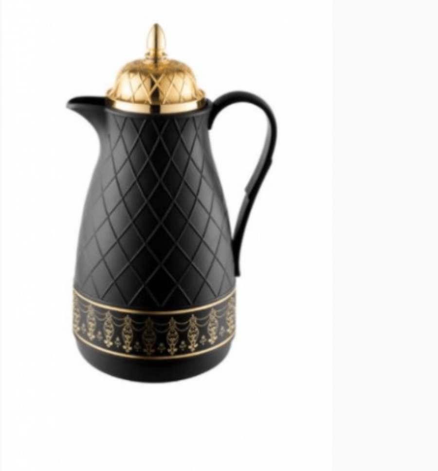 Flask with Golden Lid أسود/ ذهبي