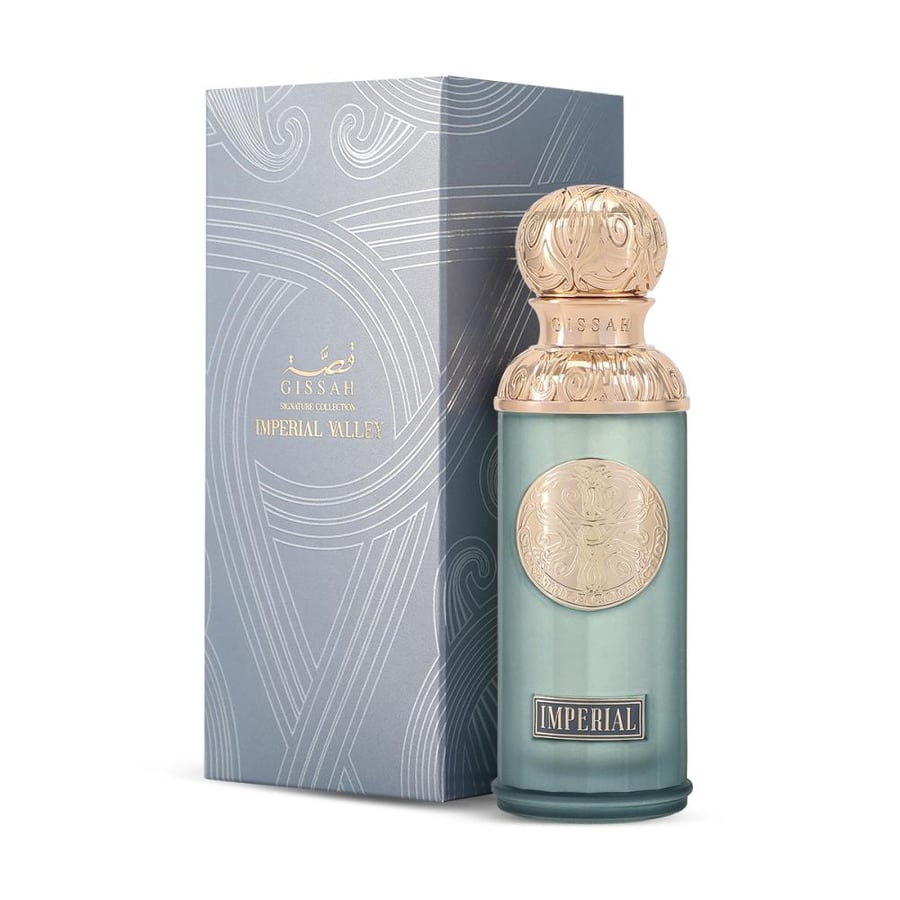 زجاجة عطر قصة إمبيريال فالي Qissa Imperial Valley Eau de Parfum الأنيق