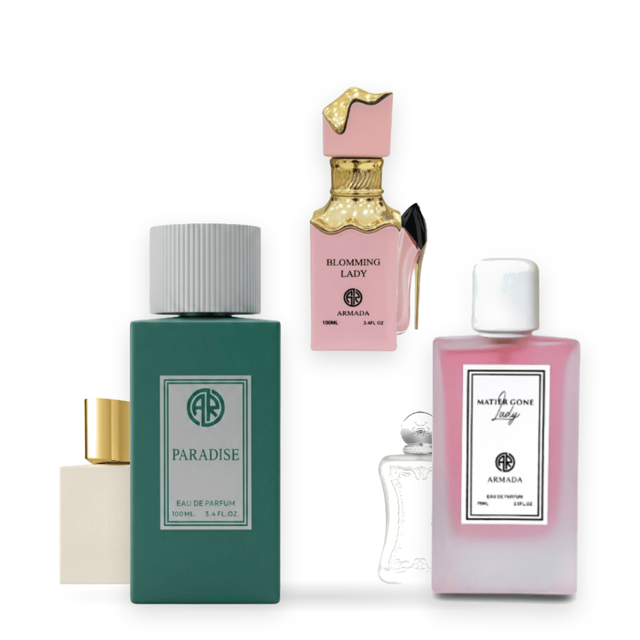 ارمادا للعطور مجموعة 3 عطور من اختيارك بـ126ريال