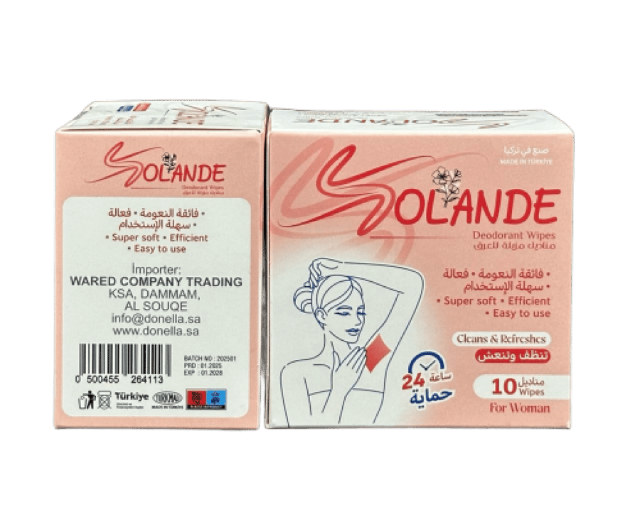 مناديل مزيلة للعرق نسائي SOLANDE