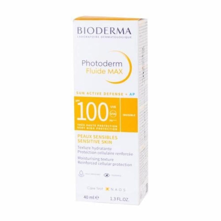 كريم بيوديرما فوتوديرم ماكس فلويد واقي الشمس SPF100 للبشرة الحساسة 40