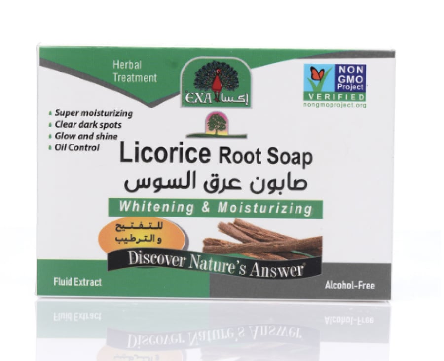 اكسا صابون عرق السوس للتفتيح والترطيب 100 غرام