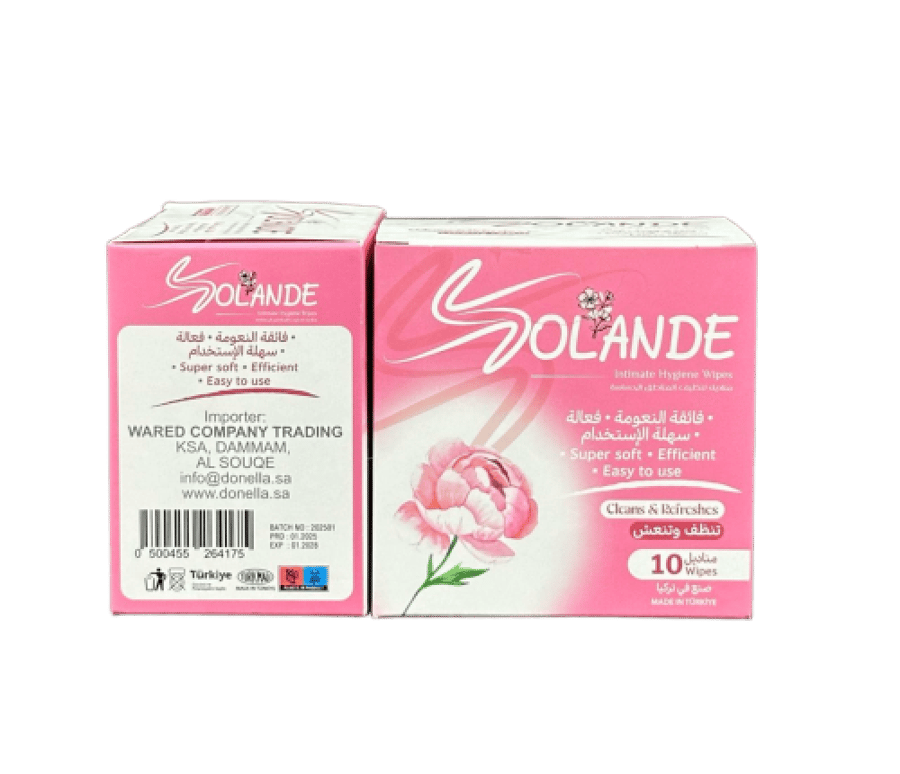 مناديل تنظيف المناطق الحساسة SOLANDE