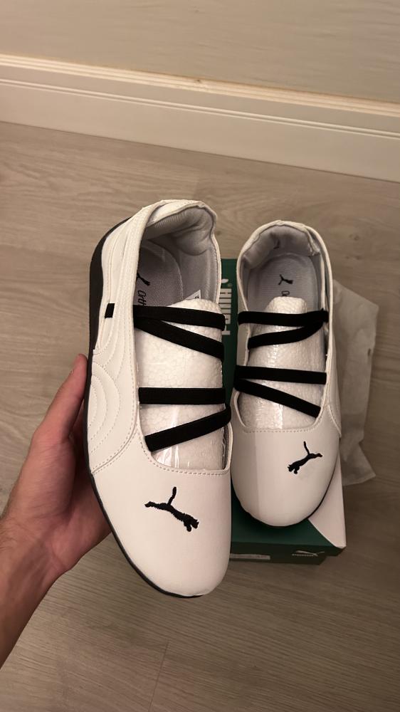PUMA Speedcat "White" ballet flats