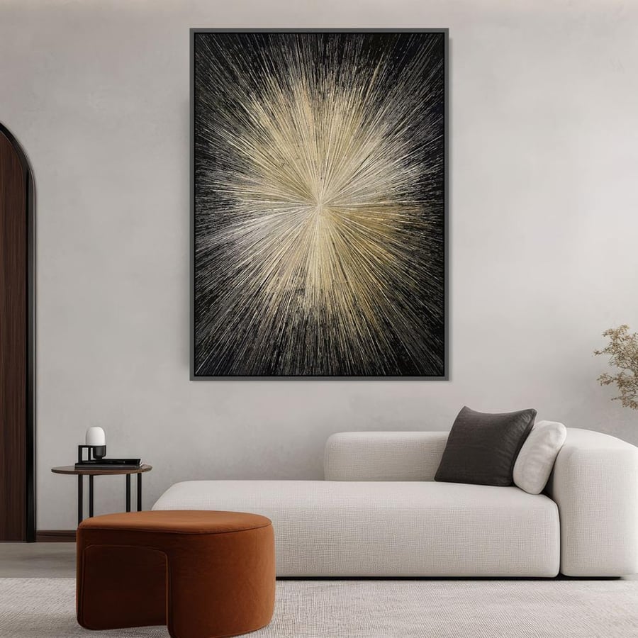 Abstract art wall paintings, modern design