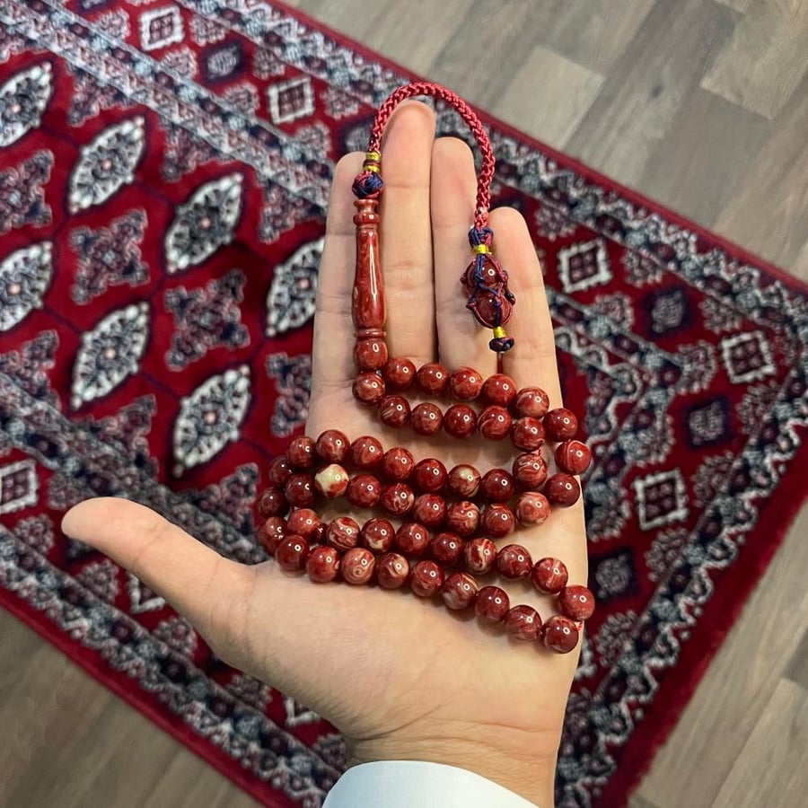 بكلايت عنابي مموج