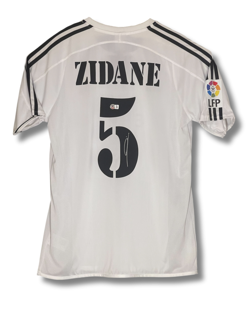 Zidane's Personally Signed T-Shirt - Real Madrid Edition
