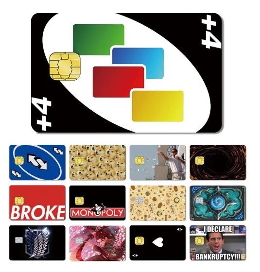 ستيكر للبطاقة البنكية