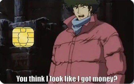 ستيكر للبطاقة البنكية