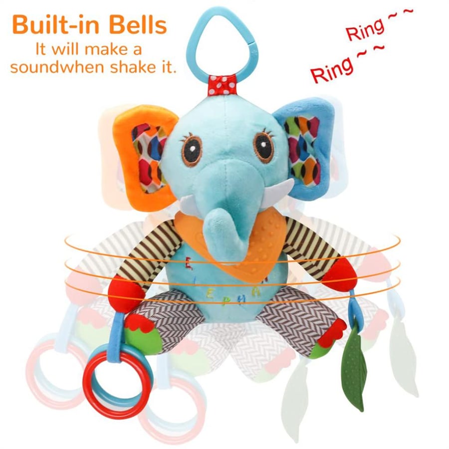Children's rattle - elephant