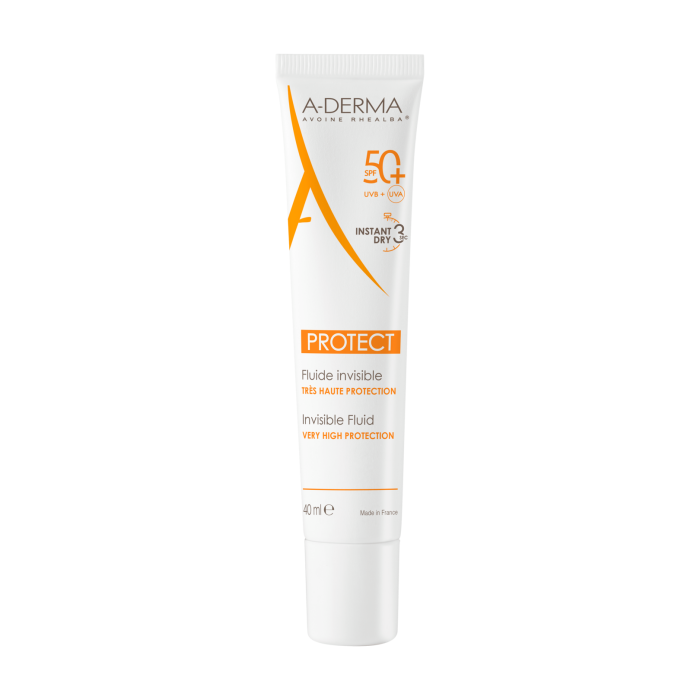 اديرما سائل شفاف للحماية من اشعة الشمس 40 مل SPF 50