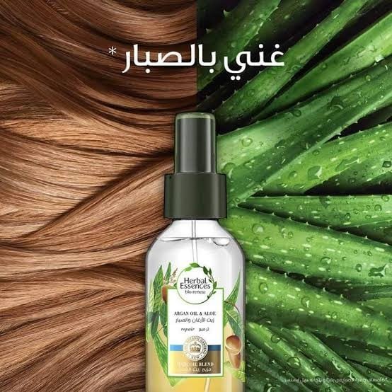 هيربال ايسنز مزيج زيت الشعر بخلاصة جوز الهند والصبار 100 مل