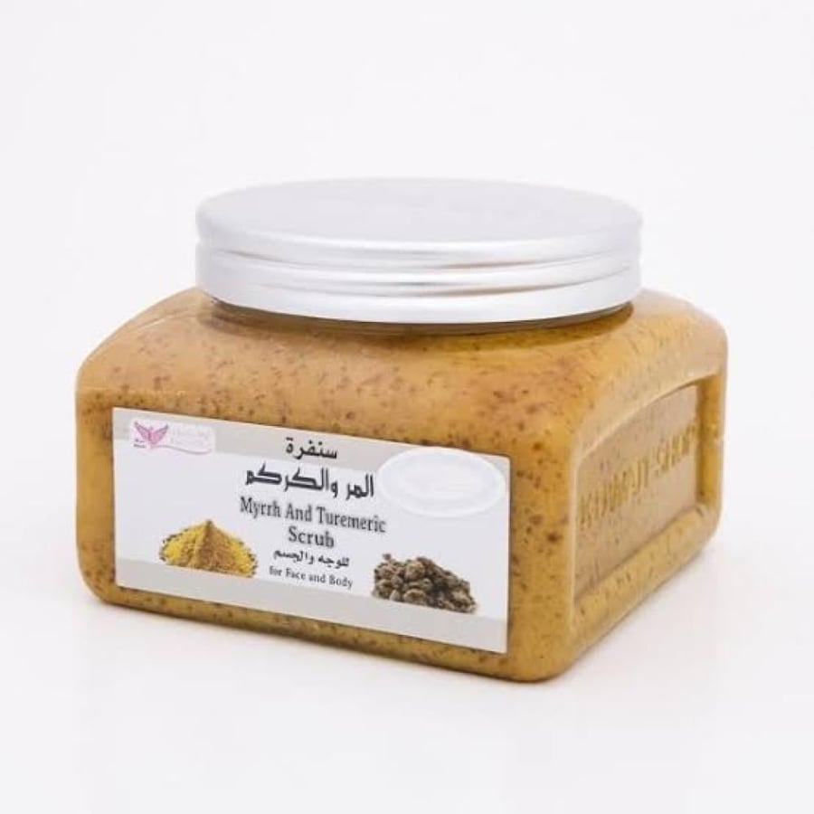 كويت شوب سنفرة المر والكركم للوجه والجسم 250 مل