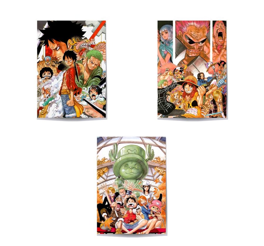 Mini Poster Set A4: One Piece
