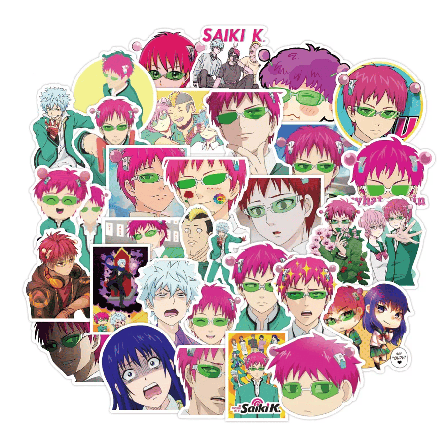 Sticker Set: Saiki
