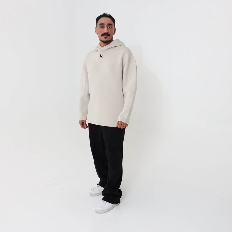 Beige hoodie