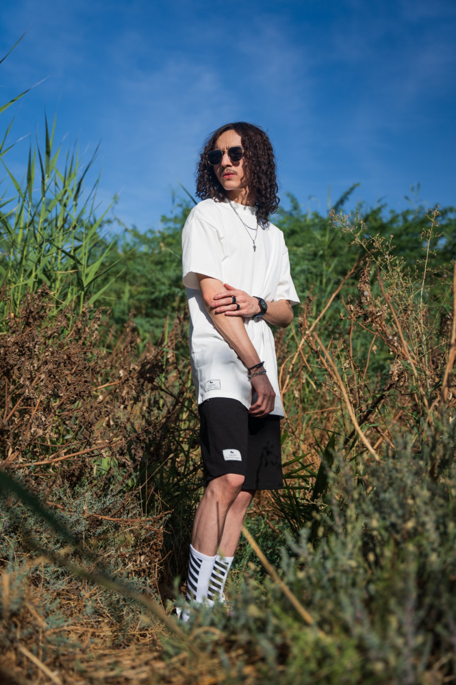 T-shirt and shorts