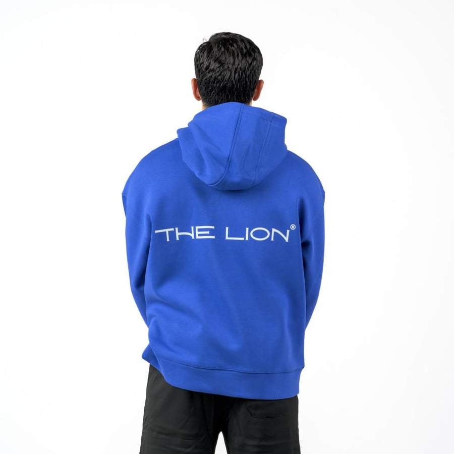 Blue hoodie