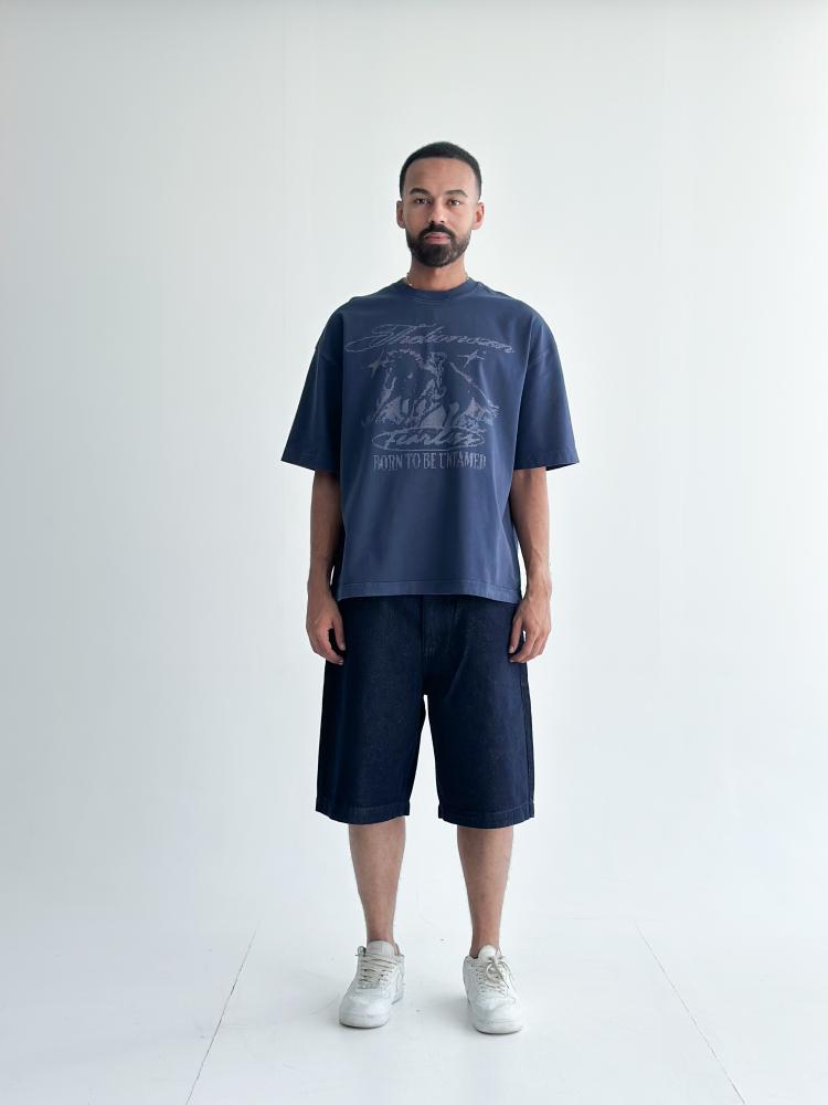 Dark blue T-shirt