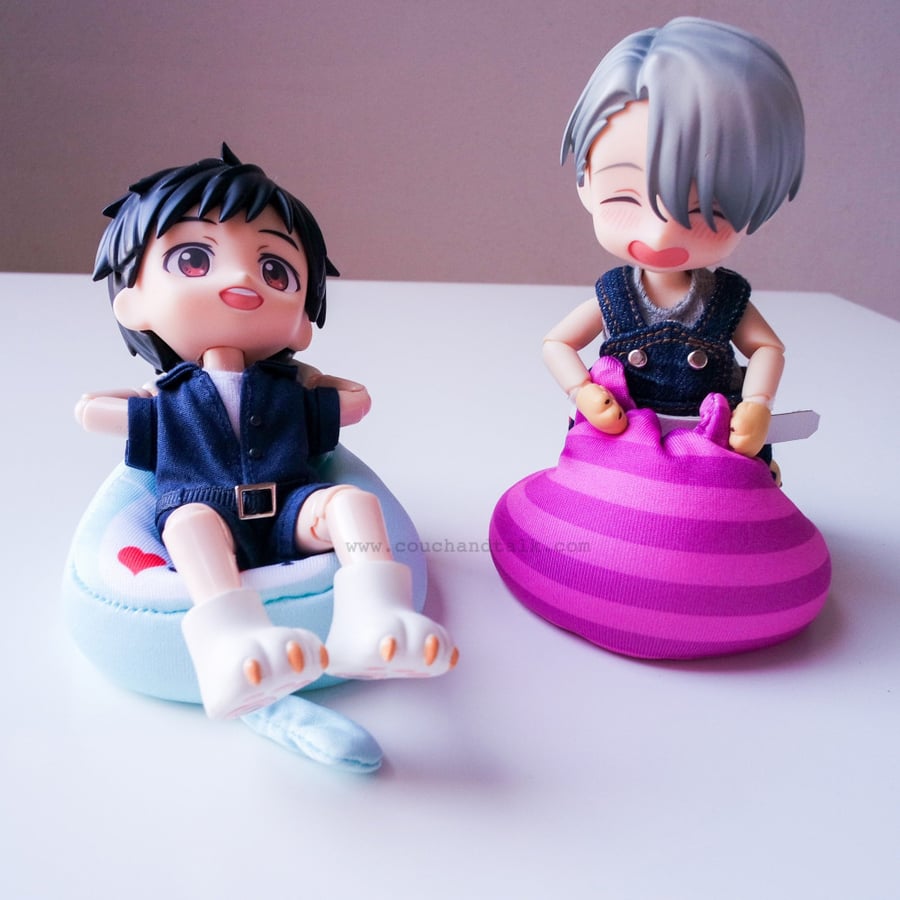 Bean bag chair for Obitsu 11 doll