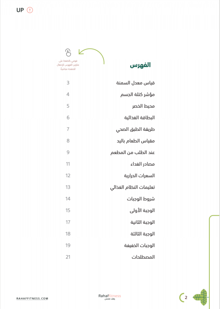 نظام غذائى 2000 سعرة حرارية